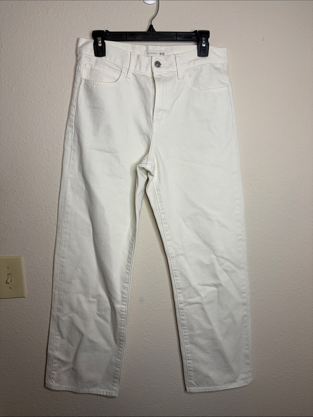 JW Anderson x Uniqlo | Women’s Beige Wide Leg Jeans Size 10